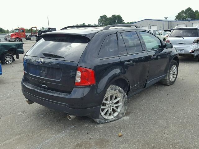 2FMDK3GCXDBC92379 - 2013 FORD EDGE SE BLACK photo 4