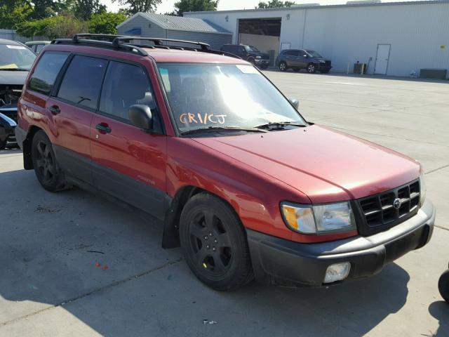 JF1SF6553XH726838 - 1999 SUBARU FORESTER S RED photo 1