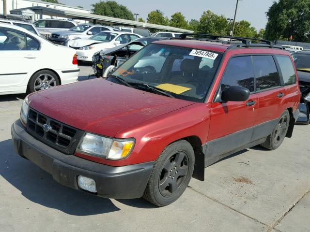 JF1SF6553XH726838 - 1999 SUBARU FORESTER S Qırmızı foto 2