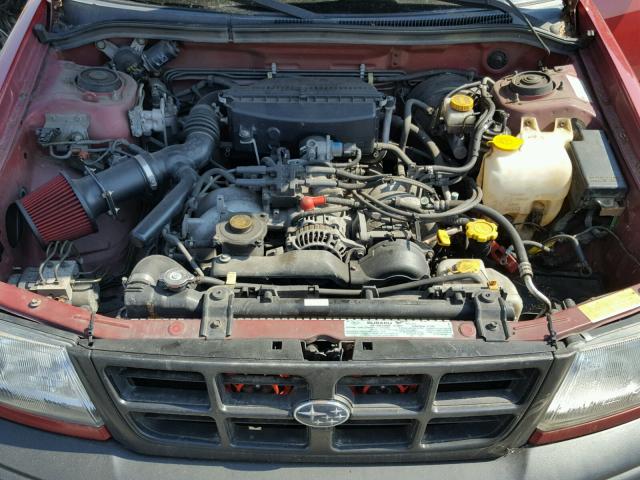 JF1SF6553XH726838 - 1999 SUBARU FORESTER S Qırmızı foto 7