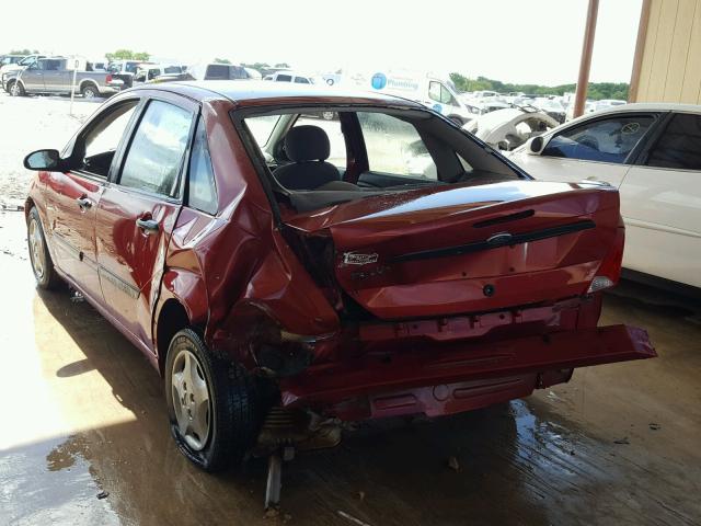 1FAFP33P53W102823 - 2003 FORD FOCUS LX MAROON photo 3