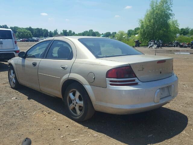 1B3EL36X43N518267 - 2003 DODGE STRATUS SE BLUE photo 3