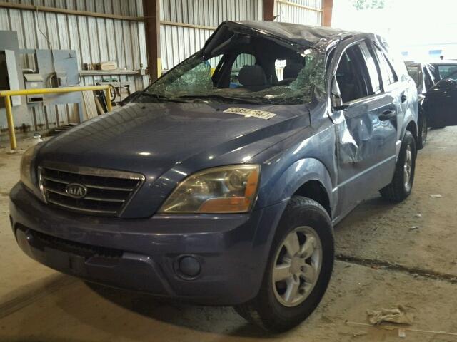 KNDJD736175711348 - 2007 KIA SORENTO EX BLUE photo 2