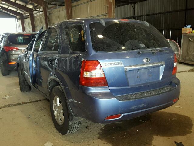 KNDJD736175711348 - 2007 KIA SORENTO EX BLUE photo 3