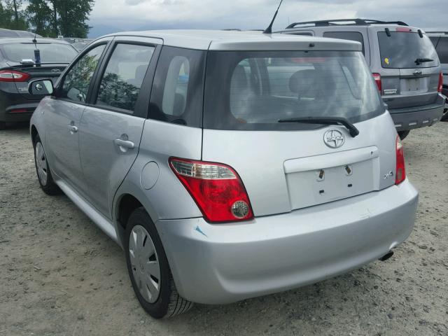 JTKKT624960145607 - 2006 TOYOTA SCION XA SILVER photo 3