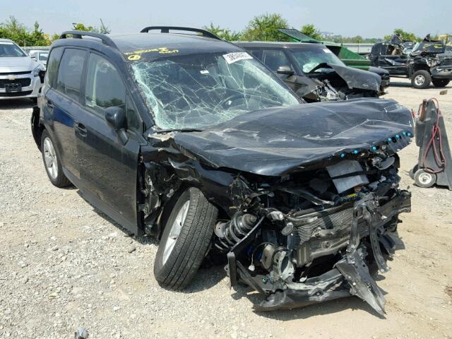 JF2SJADC2FH585045 - 2015 SUBARU FORESTER 2 BLACK photo 1