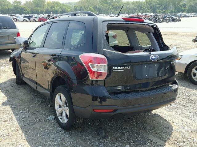 JF2SJADC2FH585045 - 2015 SUBARU FORESTER 2 BLACK photo 3
