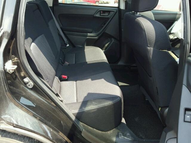 JF2SJADC2FH585045 - 2015 SUBARU FORESTER 2 BLACK photo 6