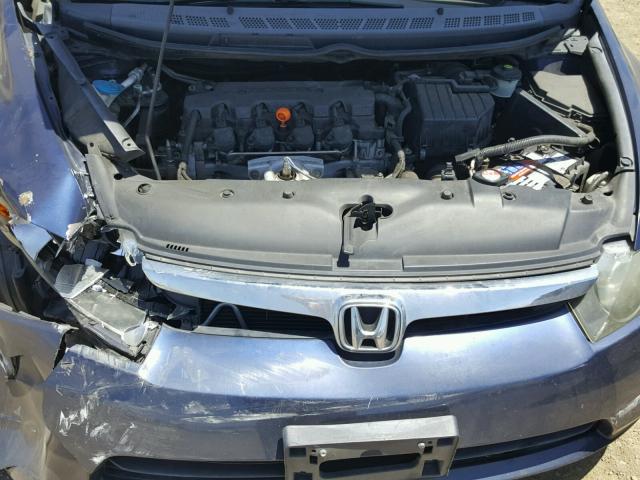 1HGFA465X8L000312 - 2008 HONDA CIVIC GX BLUE photo 7