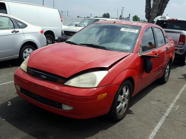 1FAFP38392W314368 - 2002 FORD FOCUS ZTS RED photo 2