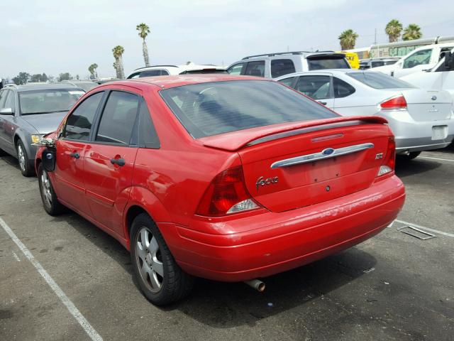 1FAFP38392W314368 - 2002 FORD FOCUS ZTS RED photo 3