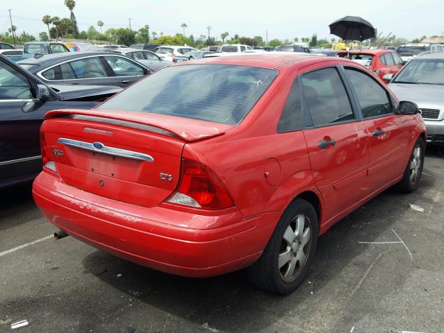 1FAFP38392W314368 - 2002 FORD FOCUS ZTS RED photo 4