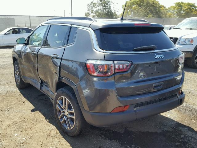 3C4NJCBB4HT632811 - 2017 JEEP COMPASS LA 石墨色 照片 3