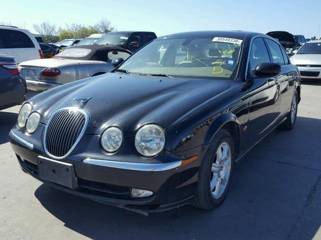 SAJEA01T13FM66759 - 2003 JAGUAR S-TYPE BLACK photo 2