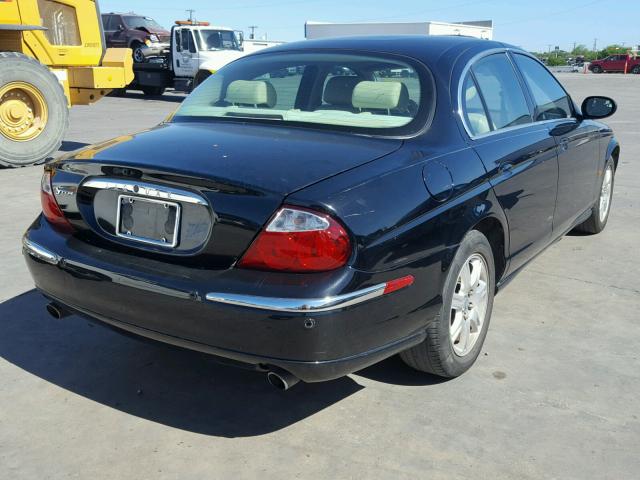 SAJEA01T13FM66759 - 2003 JAGUAR S-TYPE BLACK photo 4