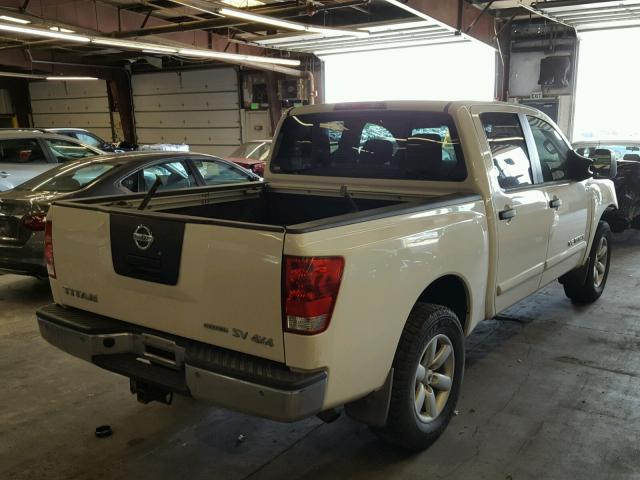 1N6BA0EC8CN313276 - 2012 NISSAN TITAN S WHITE photo 4