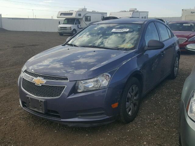 1G1PA5SH5D7235320 - 2013 CHEVROLET CRUZE CHARCOAL photo 2