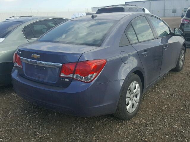 1G1PA5SH5D7235320 - 2013 CHEVROLET CRUZE CHARCOAL photo 4