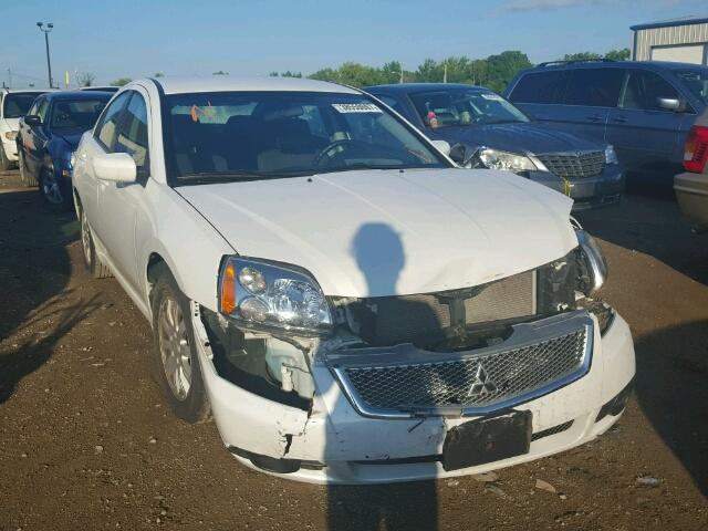 4A32B2FF6CE023779 - 2012 MITSUBISHI GALANT FE WHITE photo 1