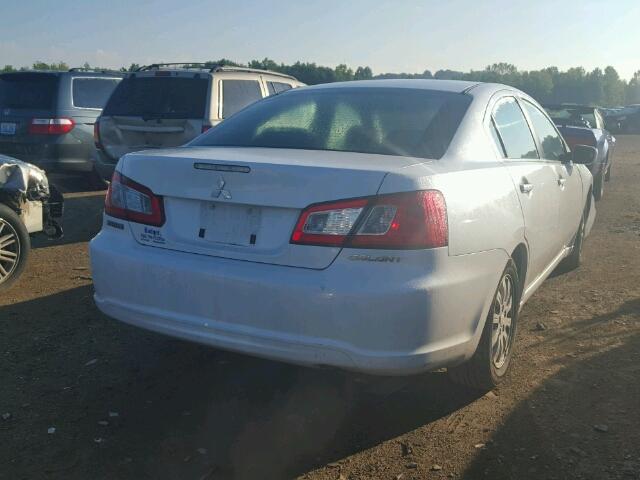 4A32B2FF6CE023779 - 2012 MITSUBISHI GALANT FE WHITE photo 4