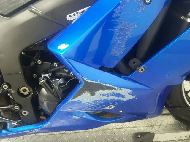 JKAZX4P148A040932 - 2008 KAWASAKI ZX600 P BLUE photo 14