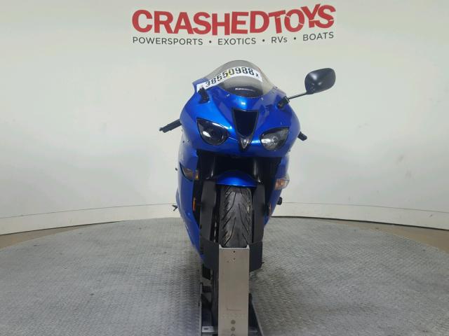 JKAZX4P148A040932 - 2008 KAWASAKI ZX600 P BLUE photo 3