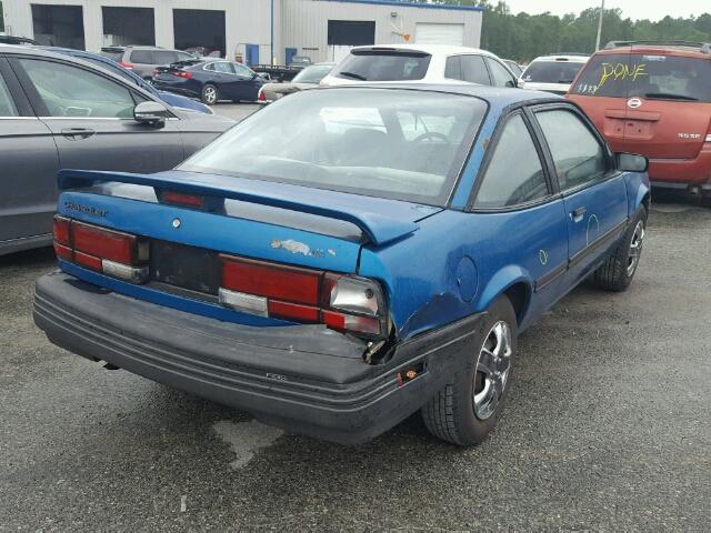 1G1JC1443P7298326 - 1993 CHEVROLET CAVALIER V GREEN photo 4