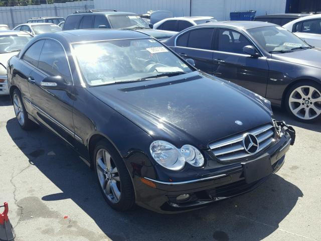 WDBTJ56H96F196819 - 2006 MERCEDES-BENZ CLK 350 BLACK photo 1