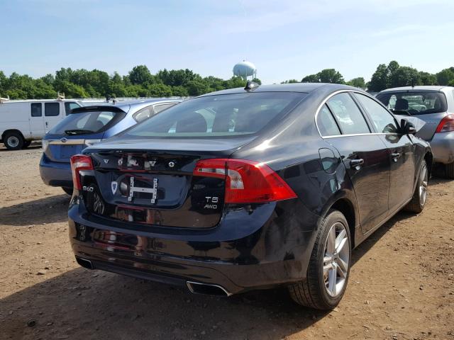 YV1612TK6F1337835 - 2015 VOLVO S60 PREMIE BLACK photo 4