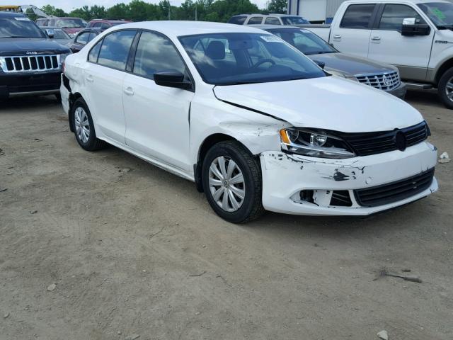 3VW2K7AJ3DM382432 - 2013 VOLKSWAGEN JETTA BASE Սպիտակ լուսանկար 1