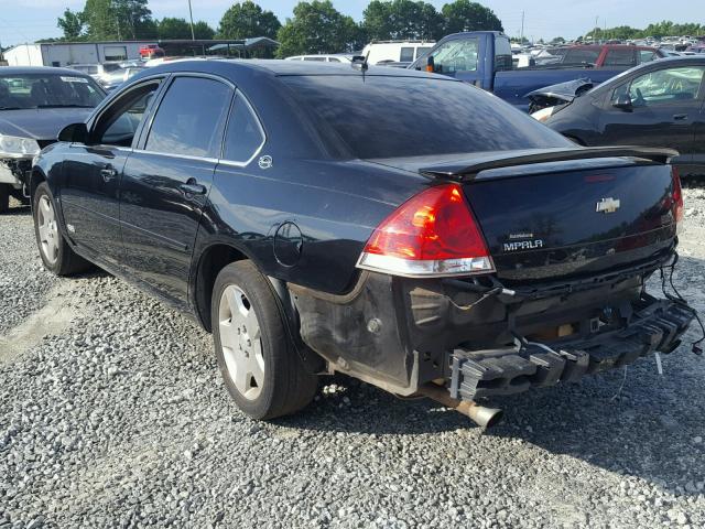2G1WD58C779415075 - 2007 CHEVROLET IMPALA SUP 黑色 照片 3