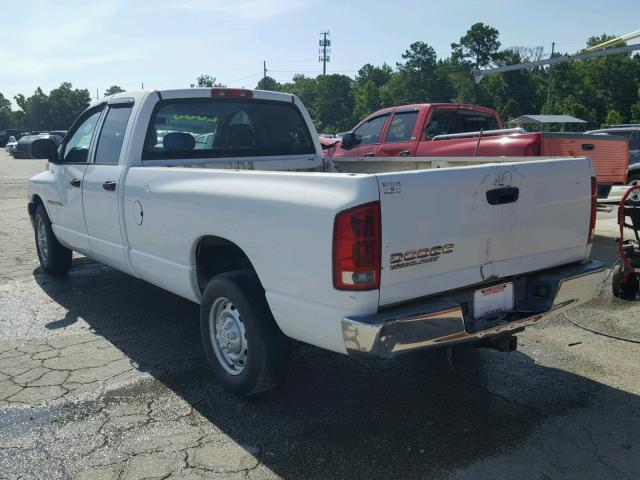 3D7KA28D64G256384 - 2004 DODGE RAM 2500 S WHITE photo 3