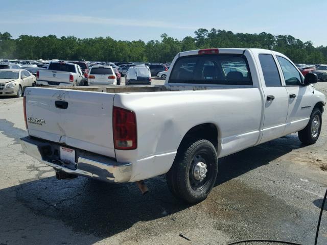 3D7KA28D64G256384 - 2004 DODGE RAM 2500 S WHITE photo 4