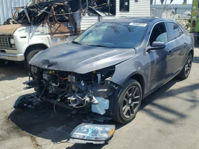 1G11D5RR8DF118462 - 2013 CHEVROLET MALIBU 1LT CHARCOAL photo 2