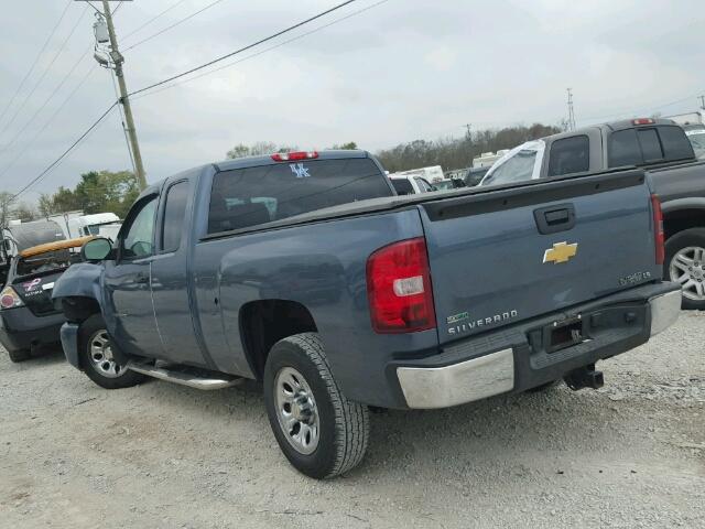 1GCRCPEA8BZ419186 - 2011 CHEVROLET SILVERADO BLUE photo 3