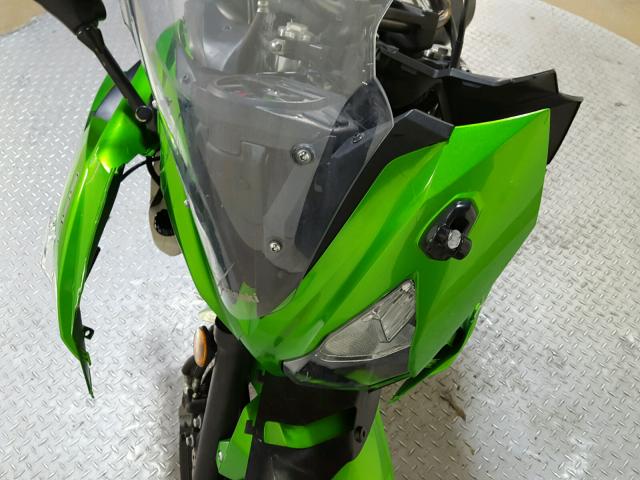 JKAEXEE19FDA17815 - 2015 KAWASAKI EX650 E GREEN photo 17