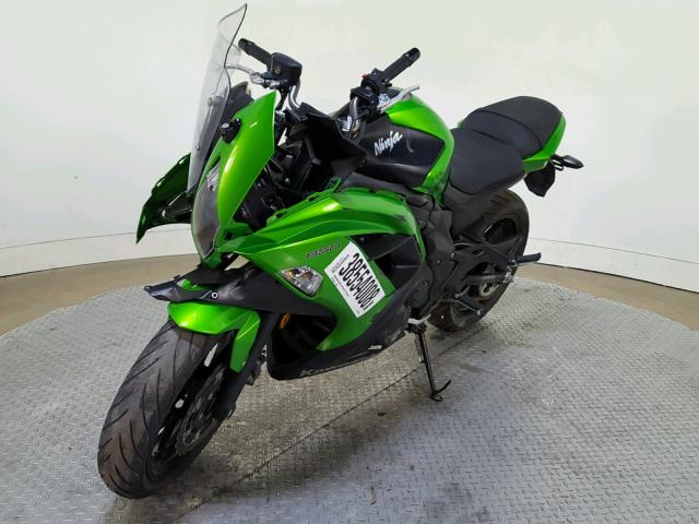 JKAEXEE19FDA17815 - 2015 KAWASAKI EX650 E GREEN photo 4