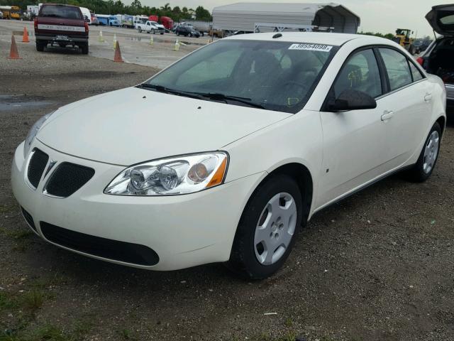 1G2ZF57B984297126 - 2008 PONTIAC G6 VALUE L WHITE photo 2