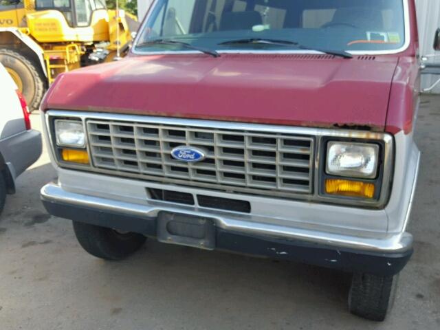 1FBHE21G1MHA20510 - 1991 FORD ECONOLINE MAROON photo 7