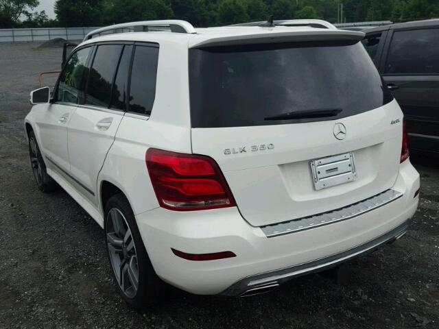 WDCGG8JB4EG262668 - 2014 MERCEDES-BENZ GLK 350 4M WHITE photo 3