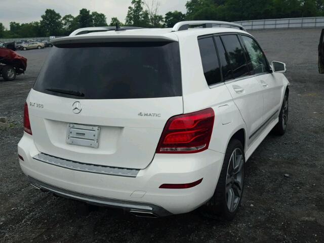 WDCGG8JB4EG262668 - 2014 MERCEDES-BENZ GLK 350 4M WHITE photo 4