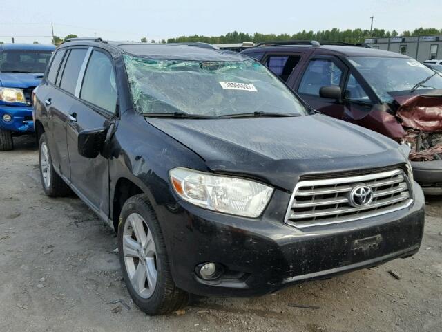 JTEES42AX92143807 - 2009 TOYOTA HIGHLANDER BLACK photo 1