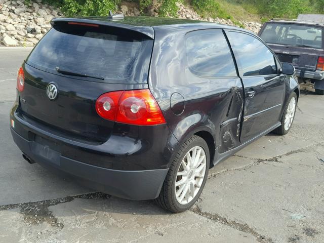 WVWEV71K96W104220 - 2006 VOLKSWAGEN NEW GTI BLACK photo 4