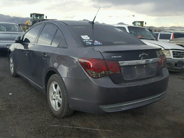 1G1PL5SC8C7100006 - 2012 CHEVROLET CRUZE LT CHARCOAL photo 3