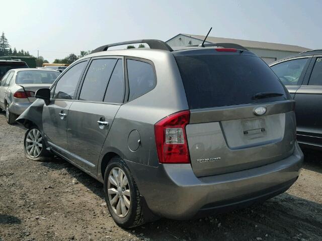 KNAHH8C82A7296866 - 2010 KIA RONDO EX GRAY photo 3