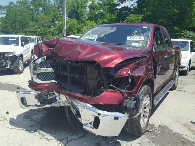 1C6RR7PTXGS315738 - 2016 RAM 1500 LONGH MAROON photo 2