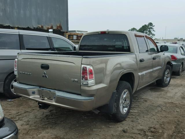 1Z3HC48N86S563334 - 2006 MITSUBISHI RAIDER XLS BROWN photo 4