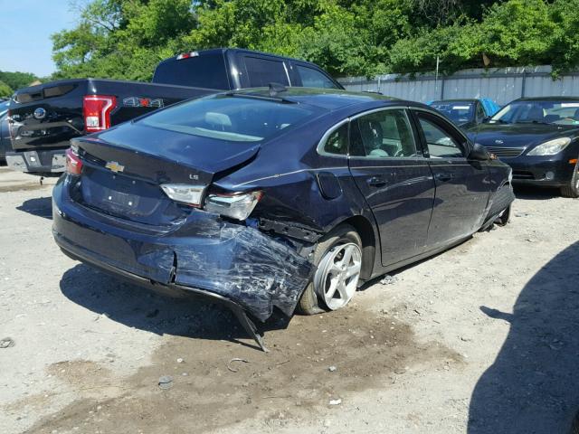 1G1ZB5ST7GF241317 - 2016 CHEVROLET MALIBU LS Mavi foto 4