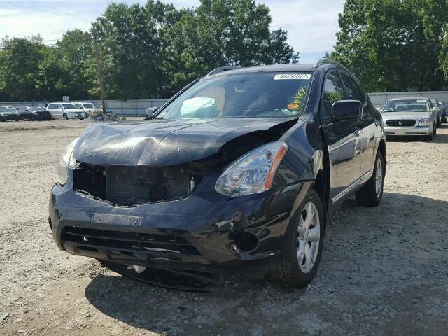 JN8AS5MV8BW271748 - 2011 NISSAN ROGUE BLACK photo 2