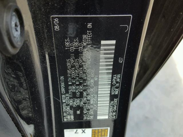 JTLKT324564111070 - 2006 TOYOTA SCION XB Қара фото 10